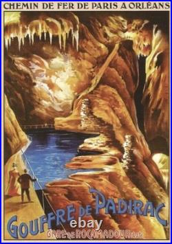 POSTER Affiche Gouffre Padirac