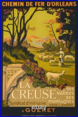POSTER Affiche La Creuse Guéret