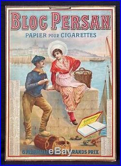Papier Cigarettes Bloc Persan Panonceau lithographié Marins de Boulogne-sur-Mer