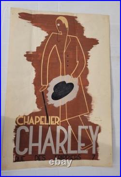 Paul Colin Gouache Pub Charley