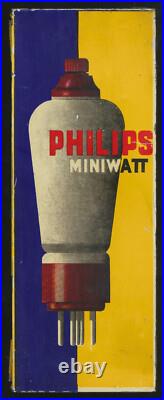 Philips Miniwatt Cassandre Ancienne Boîte (plus Grande)