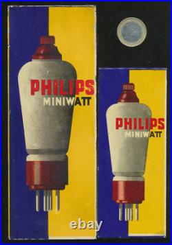 Philips Miniwatt Cassandre Ancienne Boîte (plus Grande)