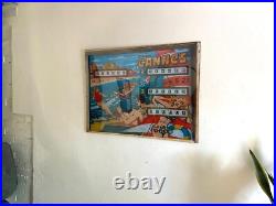 Photo originale signée 250 exemplaires fronton flipper Segasa Cannes