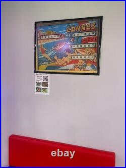 Photo originale signée 250 exemplaires fronton flipper Segasa Cannes