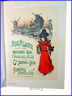 Pl 75 LES MAITRES DE L'AFFICHE Roedel Moulin de la Galette, 1896, litho