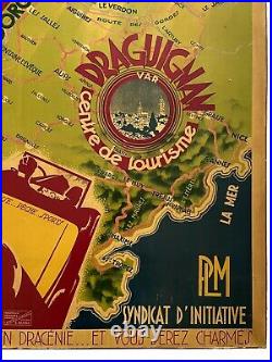 Plm Les Gorges Du Verdon Affiche Ancienne Et Originale 1930