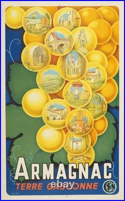 Poster Affiche Armagnac