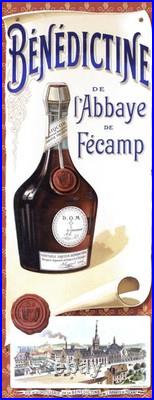 Poster Affiche Benedictine Abbaye Fecamp