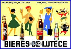 Poster Affiche Biere Lutece Poster Affiche Biere Lutece