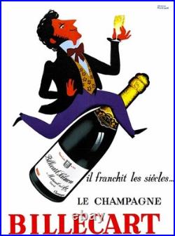 Poster Affiche Billecart Champagne