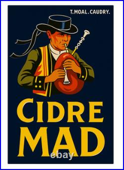 Poster Affiche Cidre Mad Bretagne