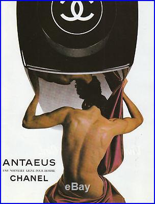 Publicité Ancienne Parfum Antaeus Chanel 1980