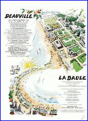 Publicités Anciennes Deauville La Baule 1961