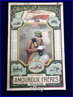 Publicite Agricole 1914. Amouroux Frères. Toulouse. Par SIRVEN. ORIGINAL