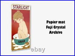 Publicité ancienne, STARLIGHT savon, 1899, Allemagne, PUB, affiche poster