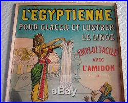 RARE Affiche publicitaire ancienne L'Egyptienne1910/1920