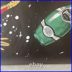 Rare 1/2 affiche Originale JEAN CLAUDE FOREST pour PERRIER 1967 68 x 138 cm