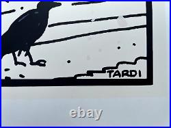 Rare AFFICHE ANCIENNE ORIGINALE TARDI, Jacques Tardi 1986 BD 120 x 70 cm