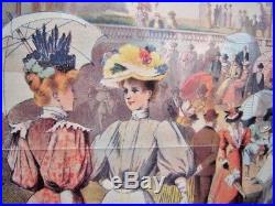 Rare Affiche Chemins de Fer de l' Etat ROYAN Charente Maritime Années 1900