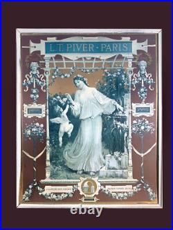 Rare Affiche PIVER Parfumerie PLV Carton No MUCHA ART NOUVEAU
