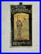Rare Petite affiche ancienne Pneu Continental 1900 Statue Liberté Vitrophanie