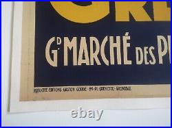 Rare affiche Grenoble WW2 Gaston Gorde
