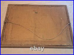 Rare affiche ancienne Cadre D'origine Citroën DS Shema Servo Frein Hydraulique