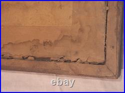 Rare affiche ancienne Cadre D'origine Citroën DS Shema Servo Frein Hydraulique