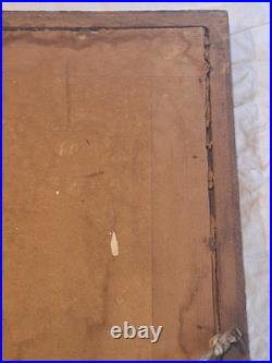 Rare affiche ancienne Cadre D'origine Citroën DS Shema Servo Frein Hydraulique