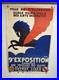 Rare affiche ancienne École des Arts Décoratifs Strasbourg Art Déco 1929 Pégase