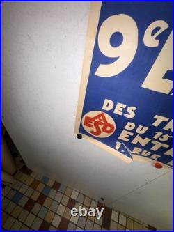 Rare affiche ancienne École des Arts Décoratifs Strasbourg Art Déco 1929 Pégase
