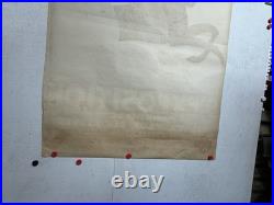 Rare affiche ancienne École des Arts Décoratifs Strasbourg Art Déco 1929 Pégase