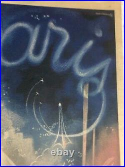 Rare affiche ancienne exposition internationale de Paris 1937 par Beaudoin