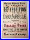 Rare affiche d'exposition Charles Toché 1887