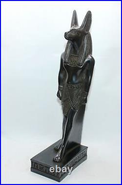 Rare statue antique antique d'Anubis, dieu de la mythologie égyptienne du