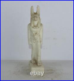 Rare statue antique égyptienne antique d'Anubis dieu de la momification et