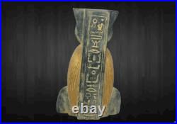 Rare statue égyptienne ancienne de Maat Isis dieu de la justice mythologie ég