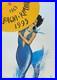 René Gruau, 1993 RIMINI BAGNI Affiche Vintage Originale 98 X 69 Cm