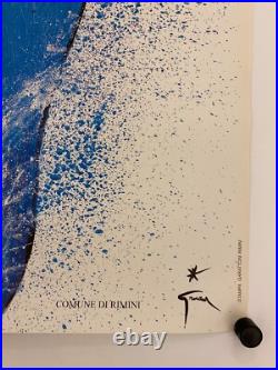 René Gruau, 1993 RIMINI BAGNI Affiche Vintage Originale 98 X 69 Cm
