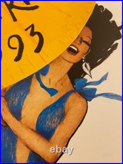 René Gruau, 1993 RIMINI BAGNI Affiche Vintage Originale 98 X 69 Cm