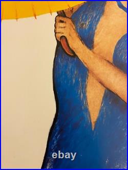 René Gruau, 1993 RIMINI BAGNI Affiche Vintage Originale 98 X 69 Cm