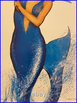 René Gruau, 1993 RIMINI BAGNI Affiche Vintage Originale 98 X 69 Cm