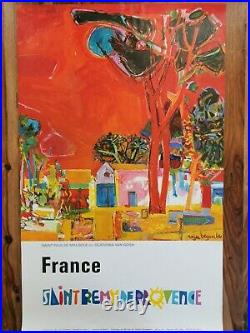 Roger Bezombes Affiche St Remy De Provence Affiche Tourisme 1974 Draeger
