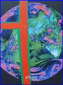 Roger Bezombes Air France Merveilles de la Terre Mourlot Paris, 1980, 100×60 cm