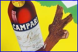 Rolli Milano, c. A. 1950s BITTER CAMPARI Affiche Vintage Originale