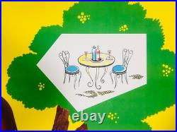 Rolli Milano, c. A. 1950s BITTER CAMPARI Affiche Vintage Originale