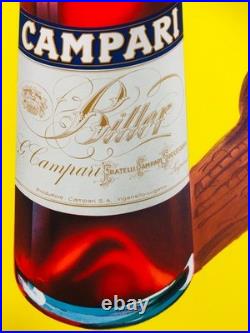 Rolli Milano, c. A. 1950s BITTER CAMPARI Affiche Vintage Originale