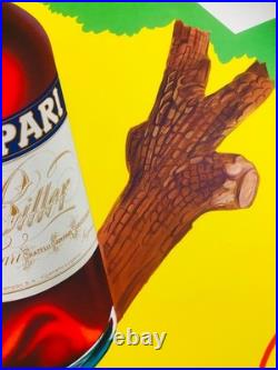 Rolli Milano, c. A. 1950s BITTER CAMPARI Affiche Vintage Originale