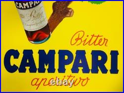 Rolli Milano, c. A. 1950s BITTER CAMPARI Affiche Vintage Originale