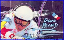 Rossignol Olympic Winter Games Calgary 1988 Golden Champions Ski Poster Unframed